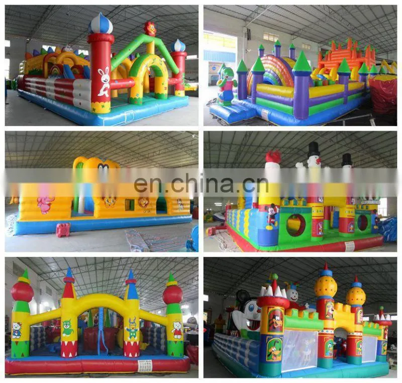 Inflatable bouncy park inflatable bouncy playground city amusing park