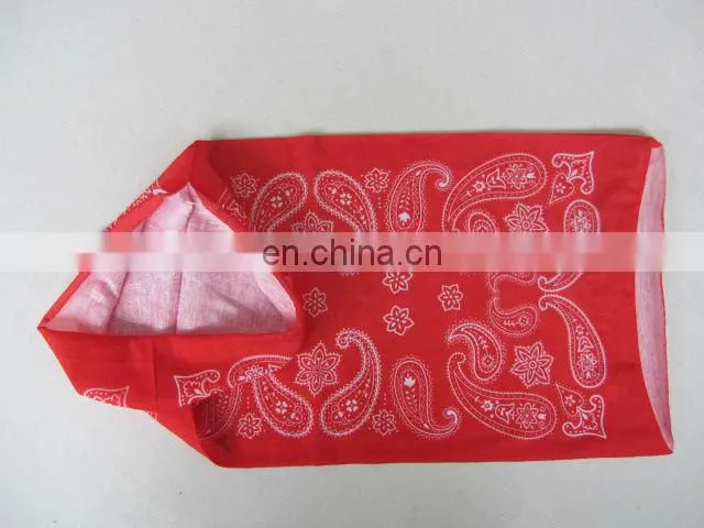 Fashionable 100% polyester scarf seamless tube headwear 8 in 1 headband multifunctional bandana