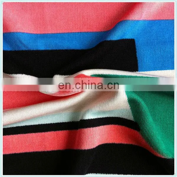 100% silk fabric jersey interlock printing fabric silk knitted fabric for colorful design