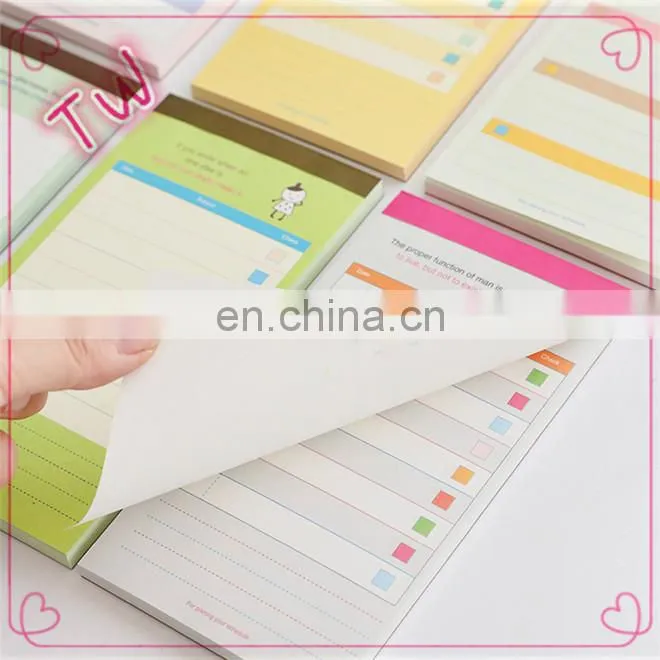 New arrival guangzhou advertisement stationery Promotional Eco friendly paper Writing letter shape sticky note cube for student