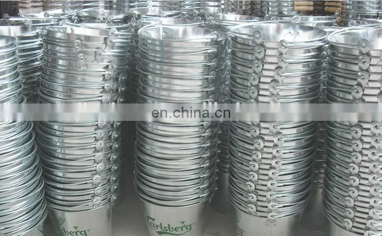 Wholesale cheap large metal ice bucket with bottle opener