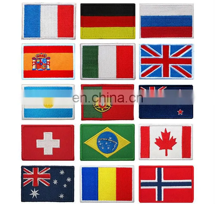 Wholesale Sublimation Blank Embroidery Badge For Textiles