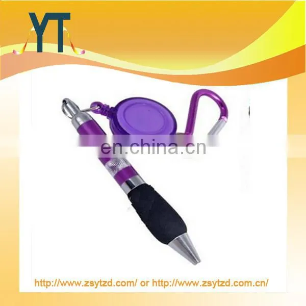 Promotional gift pen bagde reel