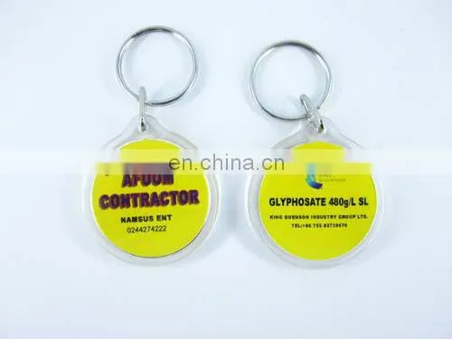 Plastic keychain/keytag