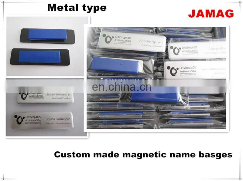 super strong natural magnet badge magnet name holder magnet button holder for sale