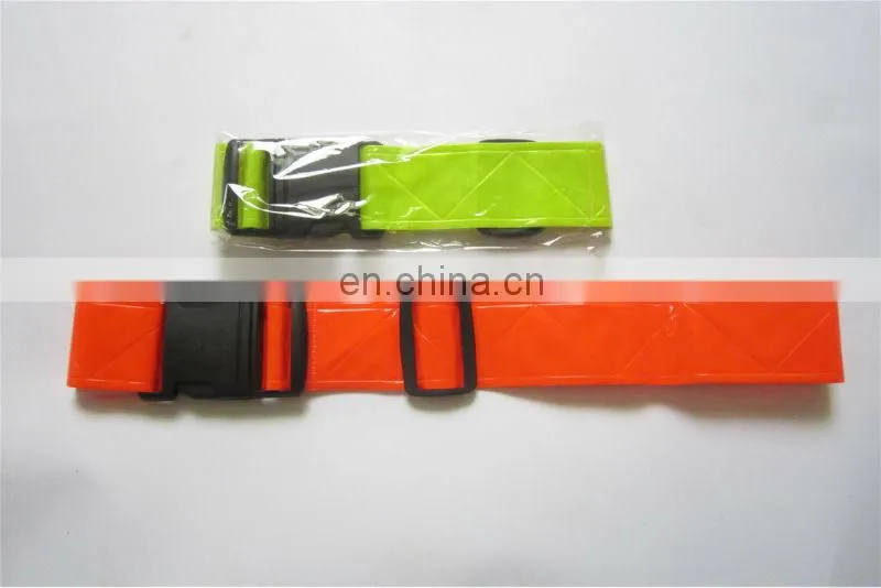 Reflex safety waist belt custom reflective belts waist safety belt