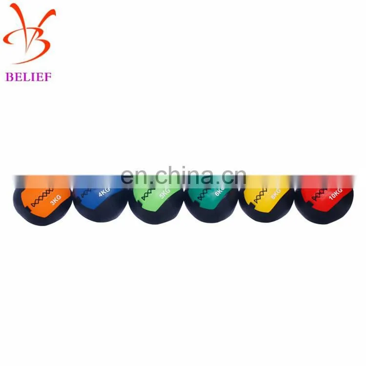 2019 New Designed Cross Fitness PU medicine balls/wall ball
