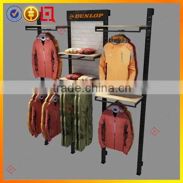 Movable clothes hanging stand