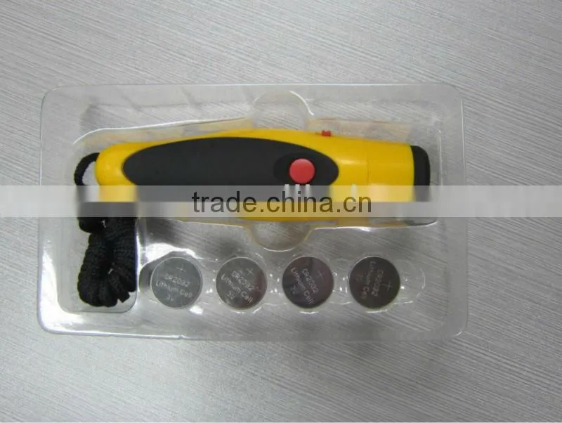 Professional colorful plastic emergency whistle