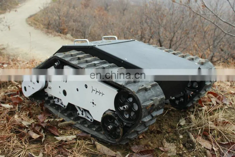 Wireless remote control tank car chassis robotic platform for robot development