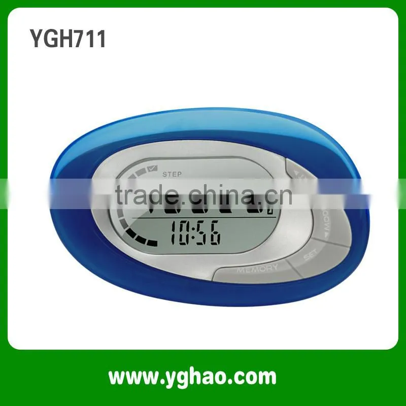 China Supplier Best Large LCD Dispaly 3D Pedometer