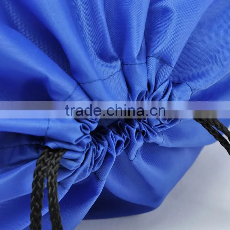 PVC clothing tourist packing bags sports cheap draw string backpack nylon drawstring bag