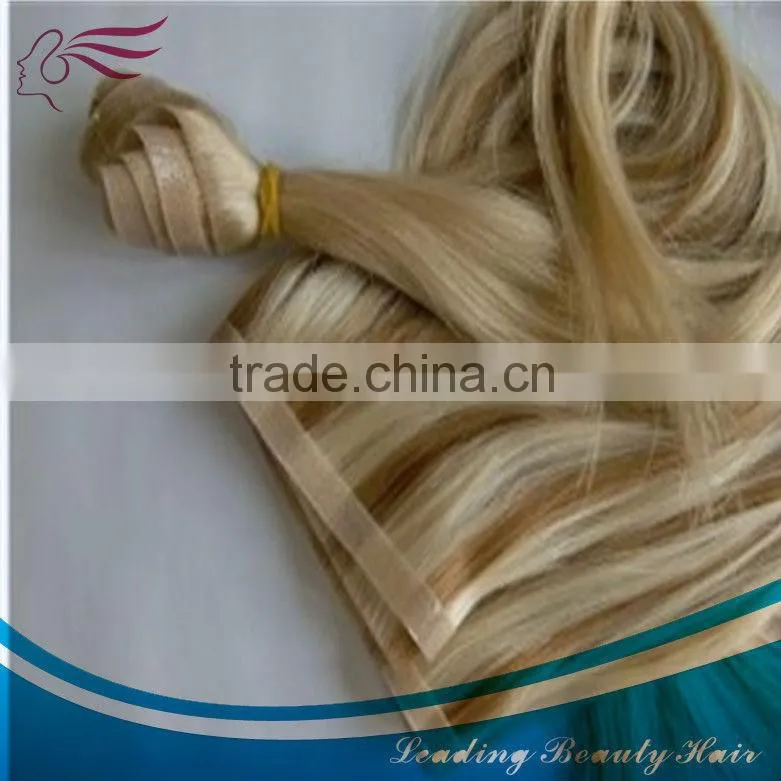100%brazilian unprocessed straight cheap pu skin weft