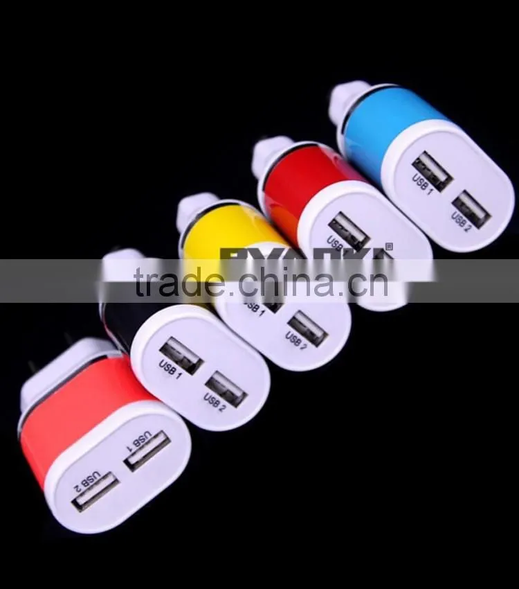 Top high quality Wholesale Dual Port DC wall charger 5V 2.1A travel charger 5 volt 2.1amp micro usb charger online shopping