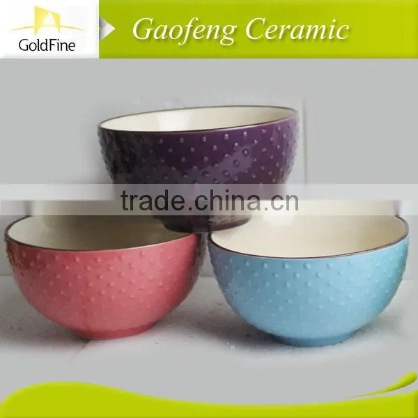 red watt soup bowl ceramic stoneware