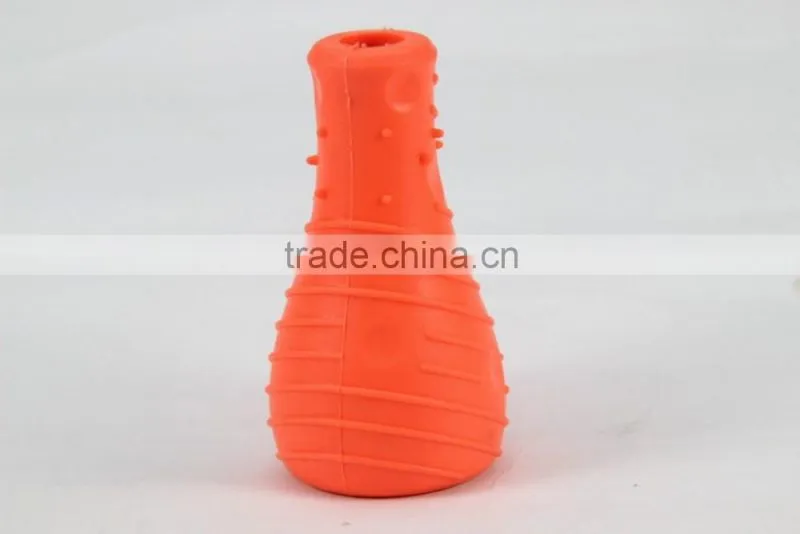 wholesale pet products factory rubber bottle pet cat dog chew toy