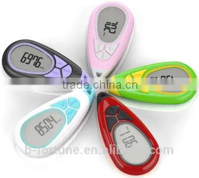 DP077_BKPU Colorful Fashion ABS Case LCD display Digital manual use pedometer