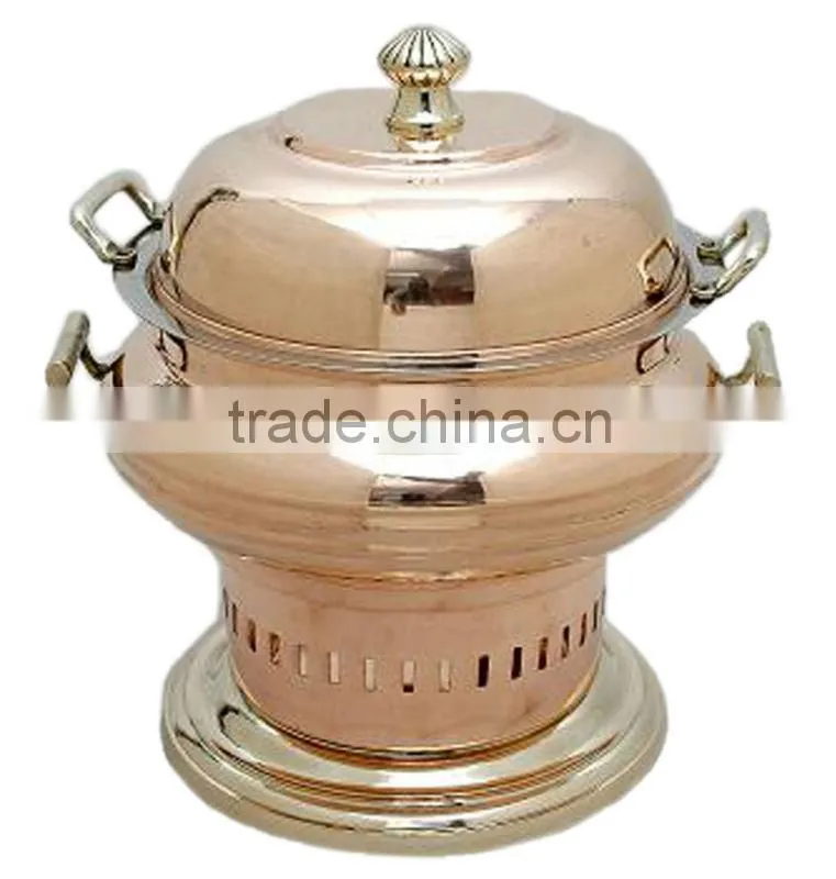 Copper Cheffing Dish, Wedding & Party utensils, food serving dish, hot keeping dish, Catering item, Hotel & Restaurant utensils
