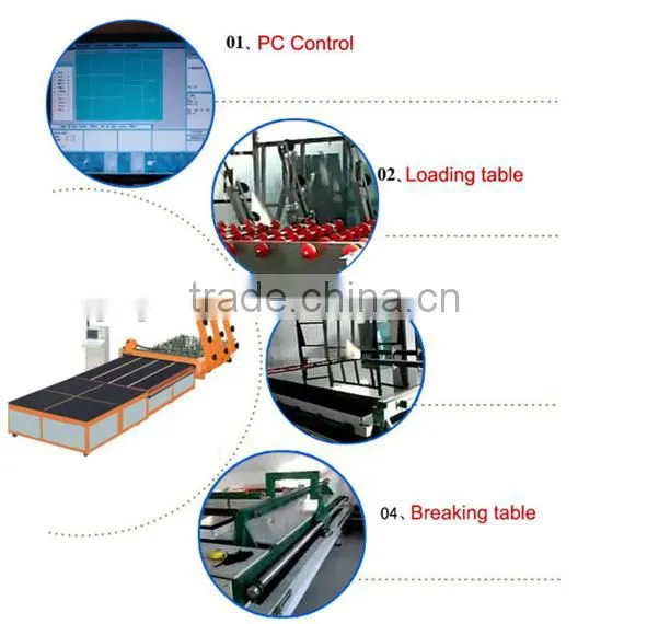 High Precision automatic glass cutting machine China