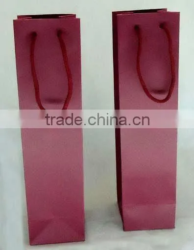 no printing one bottle paper wine bag