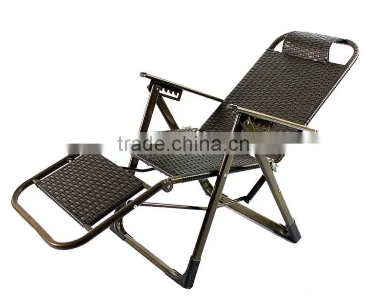 New Style Comfortable Portable Cheap Folding Wholesale Deck Chairs Rattan