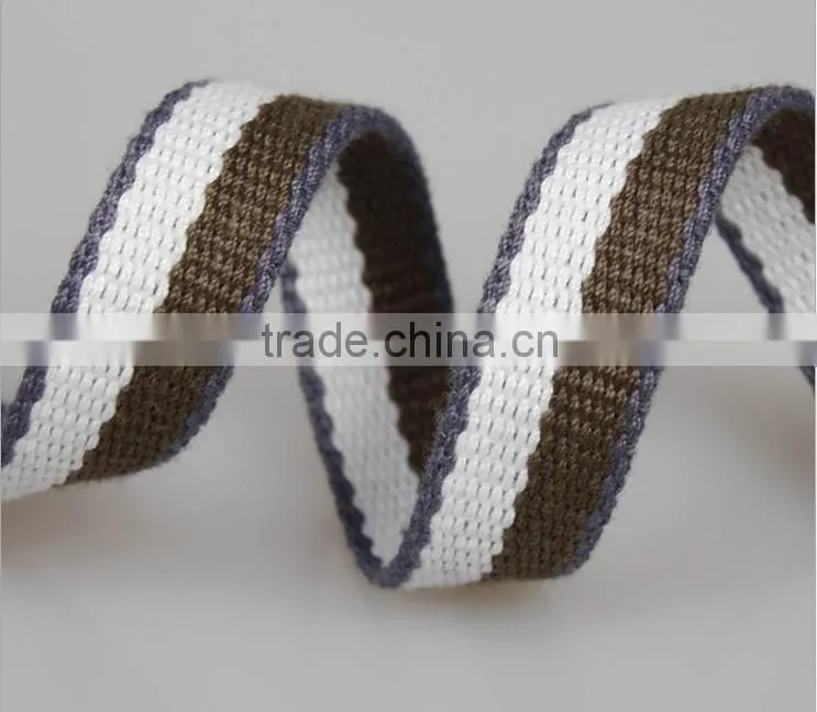 1.4cm mixed color polyester webbing, 1 inch Nylon Webbing for Beach Chairs