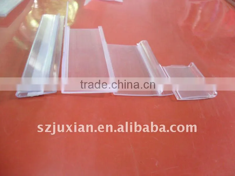 Supermarket Plastic data holder/ data strip/price strip/label holder