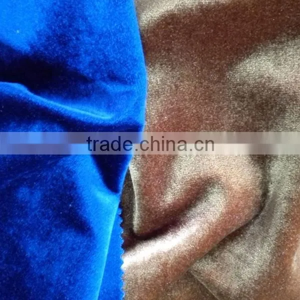 Wholesale Shiny Warp Knitting Italian Velvet Sofa Fabric For Home Textile Decoration