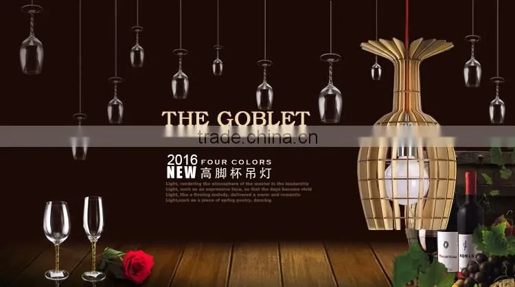 Wooden LED pendant light JK-8005B-33 Wooden restaurant pendant lighting E27 lampholder