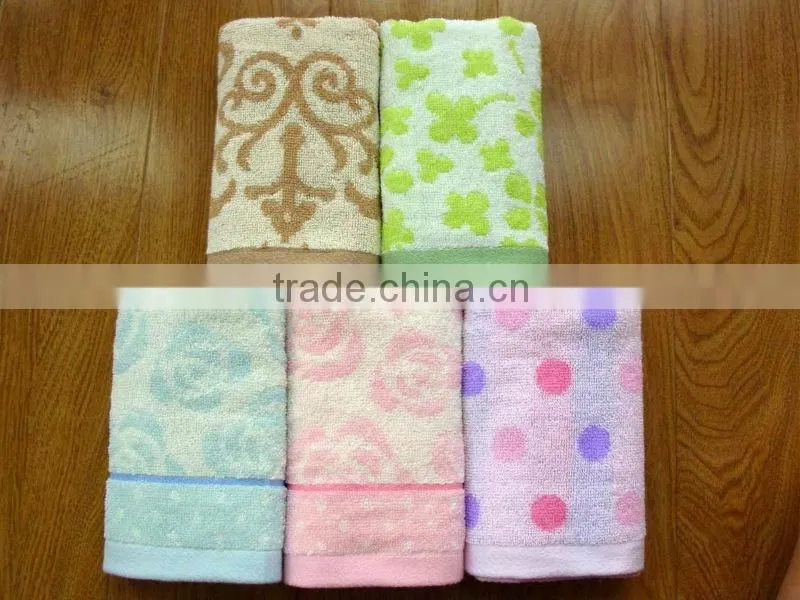 100% cotton material children face towel soft material from factory