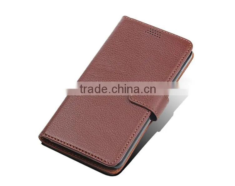 Luxury Litchi Grain Case for NOKIA 650 PU Leather Wallet Cover with Card Holder Stand Case TB-0096
