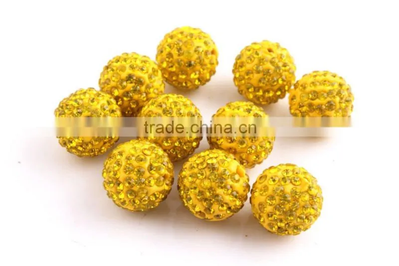 Olivine Color 8mm to 20mm AAA Quality Wholesales Clay Crystal rhinestone Beads for Jewlery Making