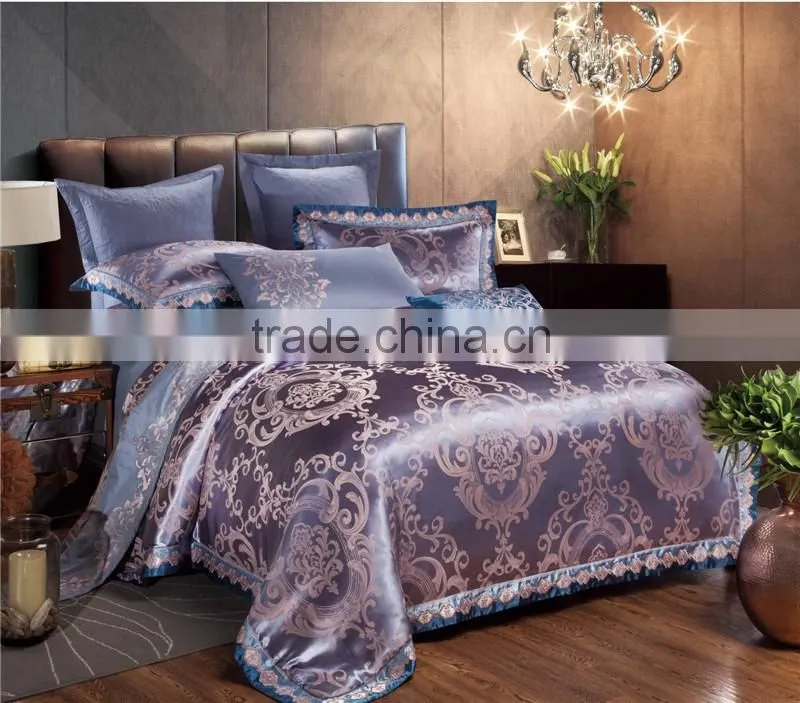 The Best Fashion Luxury Jacquard and embroidery designs Bedding Set