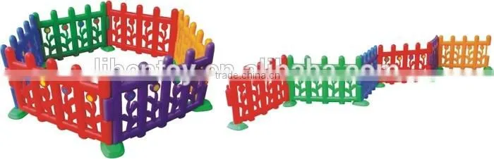 plastic children fence/garden kids pvc fencing/children outdoor used temporary fencing for sale LE.WL.002