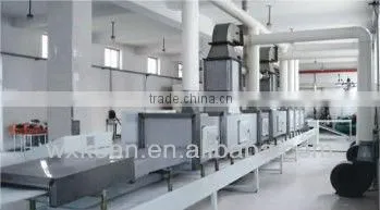 Turnkey project non fried vacuum puffed dried apple slices producing line