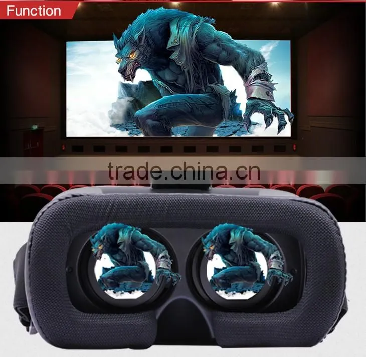 2016 hot new products 3.5inch to 6 inch screen size 3d virtual screen video glasses