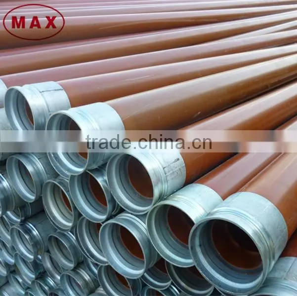 Flexible underground PVC gas/mashgas pipe and fittings