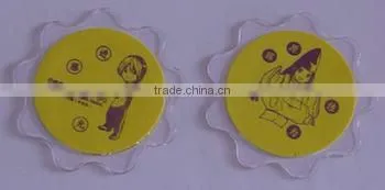 High quality clear acrylic coasters,coffee cup mats,drink coasters