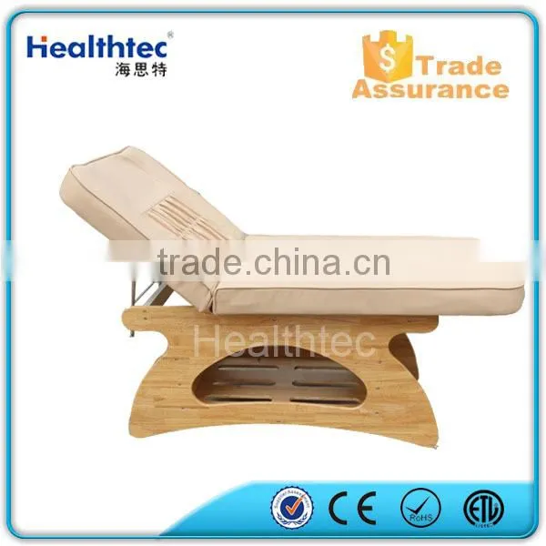 wooden spa salon oil sex bed thai massage bed