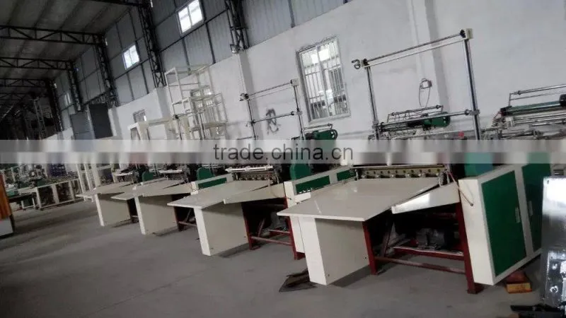 China Hot Sale Automatic Double Layer Point Cut Rolling Bag Making Machine