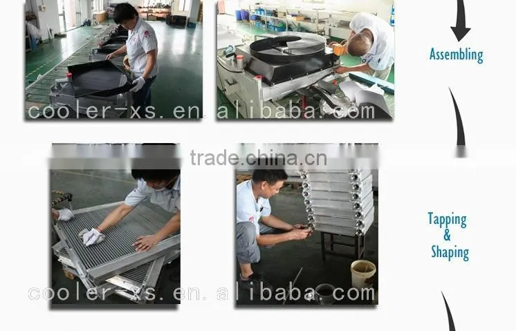 aluminum high pressure industrial air-oil cooler