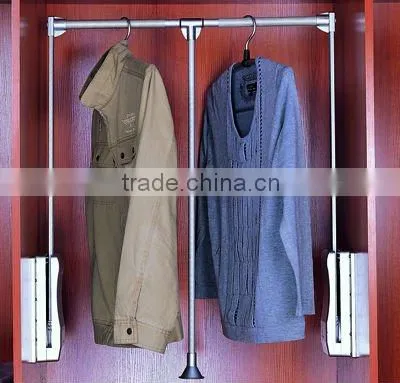 Up-down clothes rack
