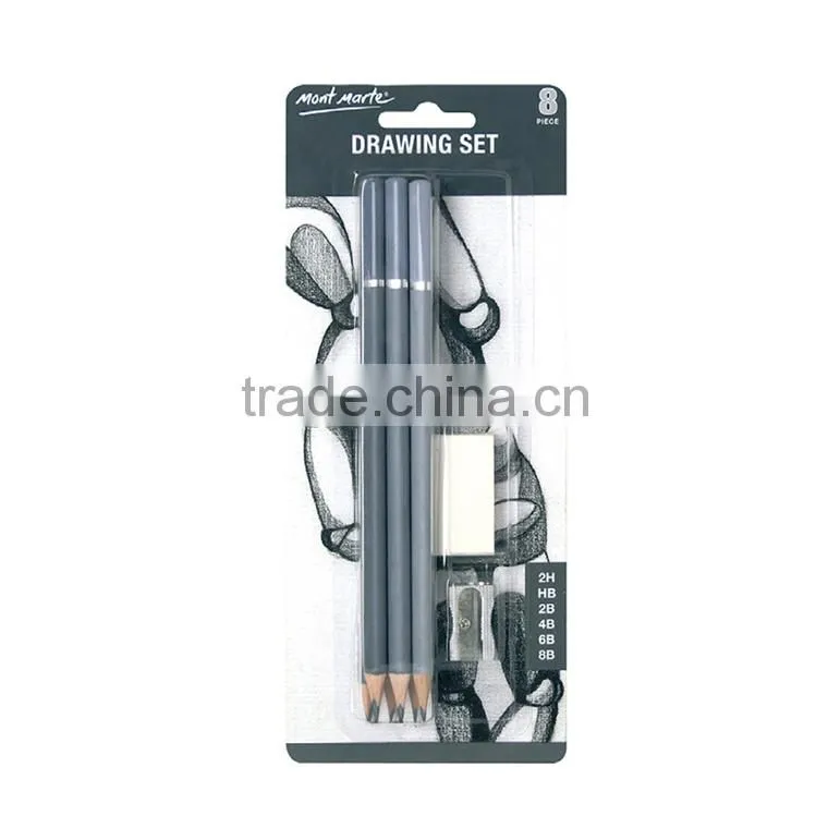 Best Selling For Students 2H,HB, 2B, 4B, 6B, 8B Drawing Set