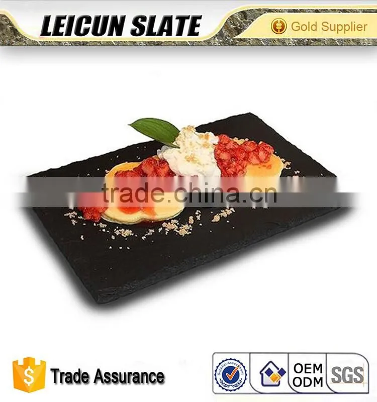 Tested Manufacturer Custom Made Customized Slate Tray Cheese food Plate