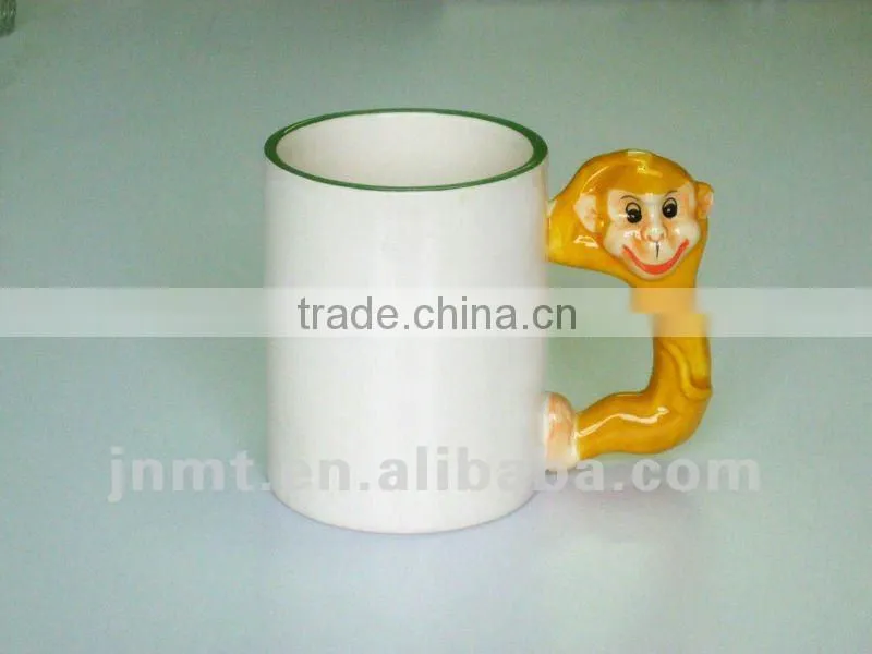 MKB17D ceramic sublimation animal mugs