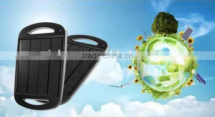 Portable universal solar charger, solar power bank, Sun power for mobile phone/iPhone/iPad