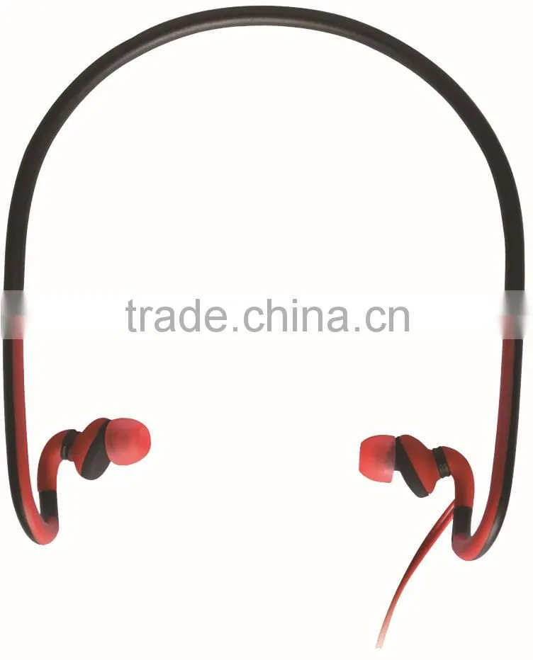 Sweat Proof Neckband Earphone / Sports Neckband Earphone with Microphone / JY-H06A