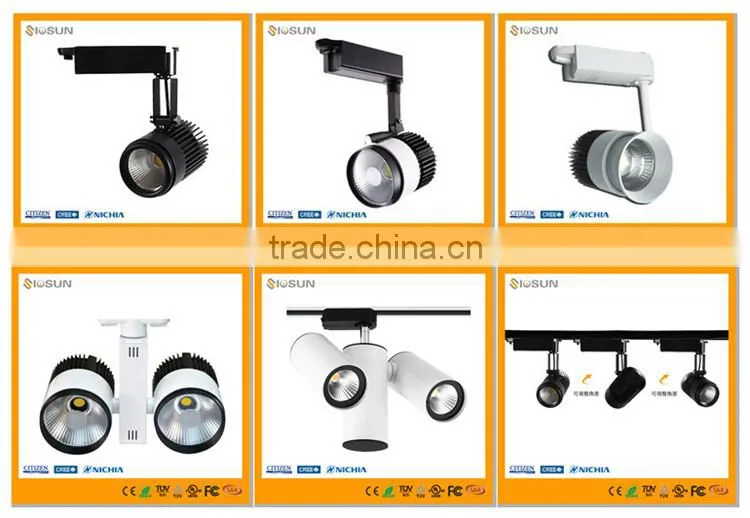 2700-6500K track light system cob led track lighting
