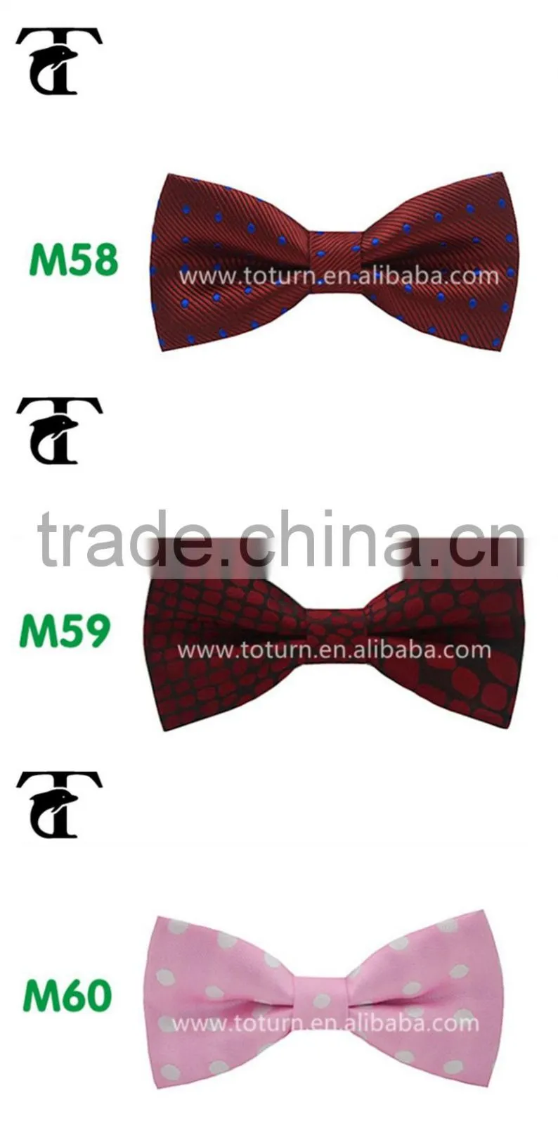 Nice Looking Colorful Party Decoration Self Tie Bow Tie For Wholesale