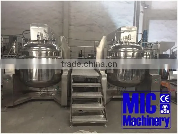 Micmachinery High Quality cosmetic cream mixing machine industrial Emulsifier Blender high pressure homogenizer price